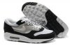 nike官方鞋子型录 2013年反毛款AIR MAX87 新款男跑步鞋白灰黑