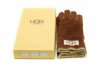 UGG logo leather glove