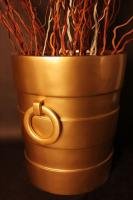 酒店玻璃钢落地花器